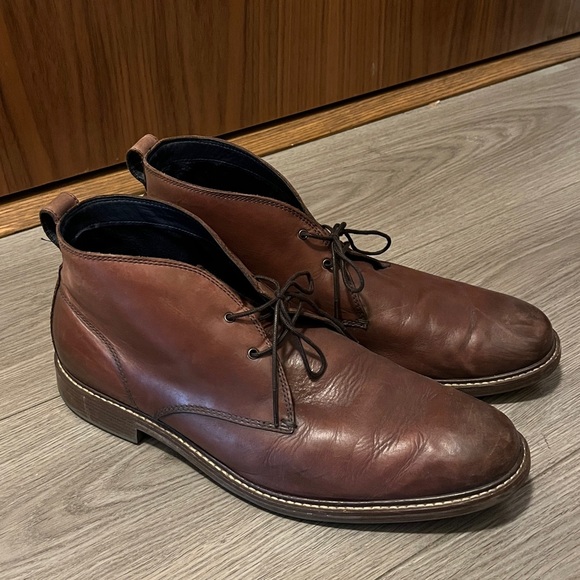 Cole Haan Men's Kennedy Grand Chukka II Boot MAHOGANY SOFT LEATHER LIGHTWEIGHT - Picture 6 of 6